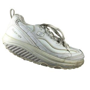 Skechers Shape Ups Shoes Womens 6.5 White Lace UK 3.5 EU 36.5 Walking Tone 11800